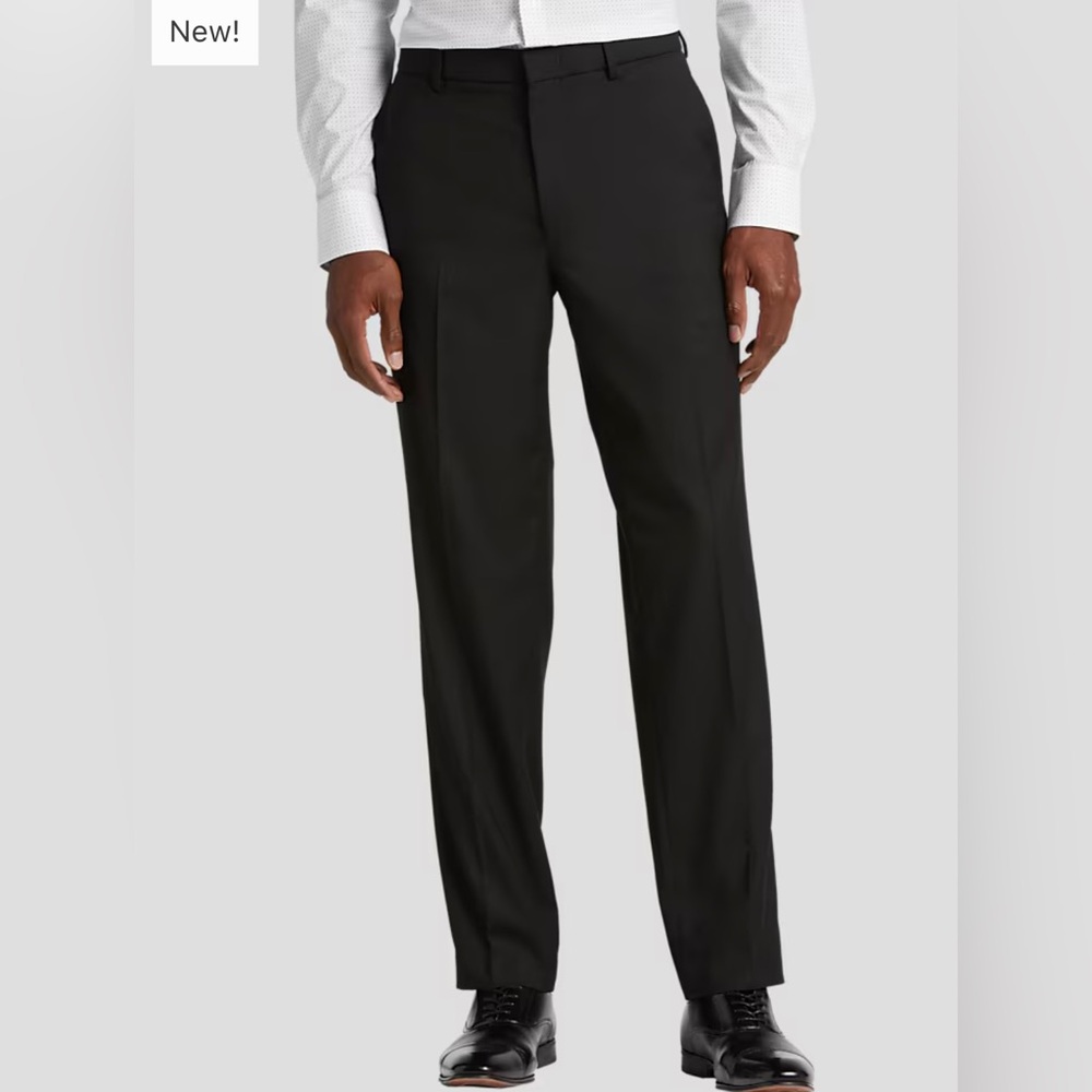 Awearness Kenneth Cole Modern Fit Dress Pants Black Slacks Men’s Size 32 x 30